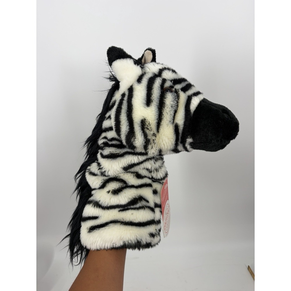 Daphne's Headcovers Zebra Driver Headcover Plush Golf Club NWT Black White